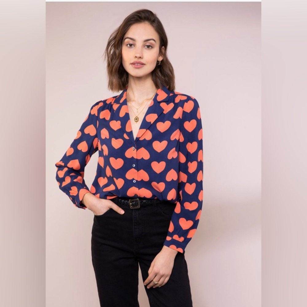 Anorak Graphic Heart Ecovero Long Sleeve Shirt